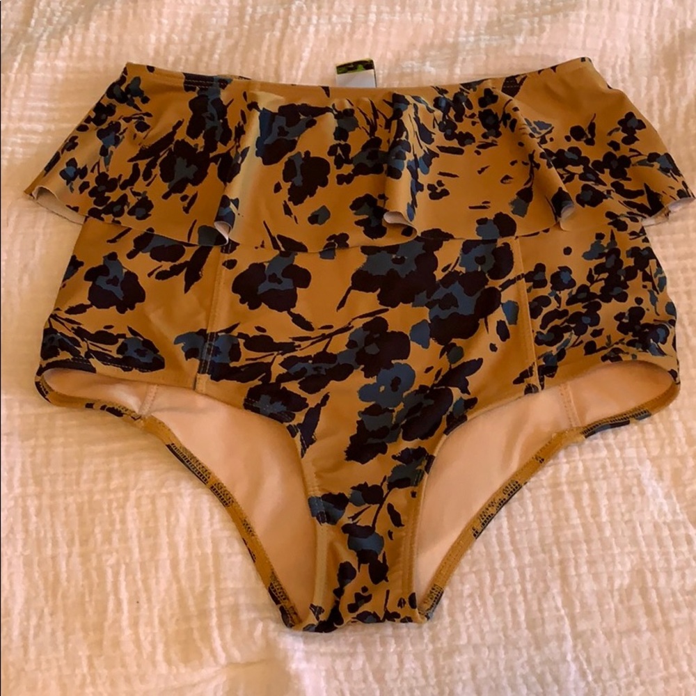 Old KJ Peplum Forget Me Not Bottoms